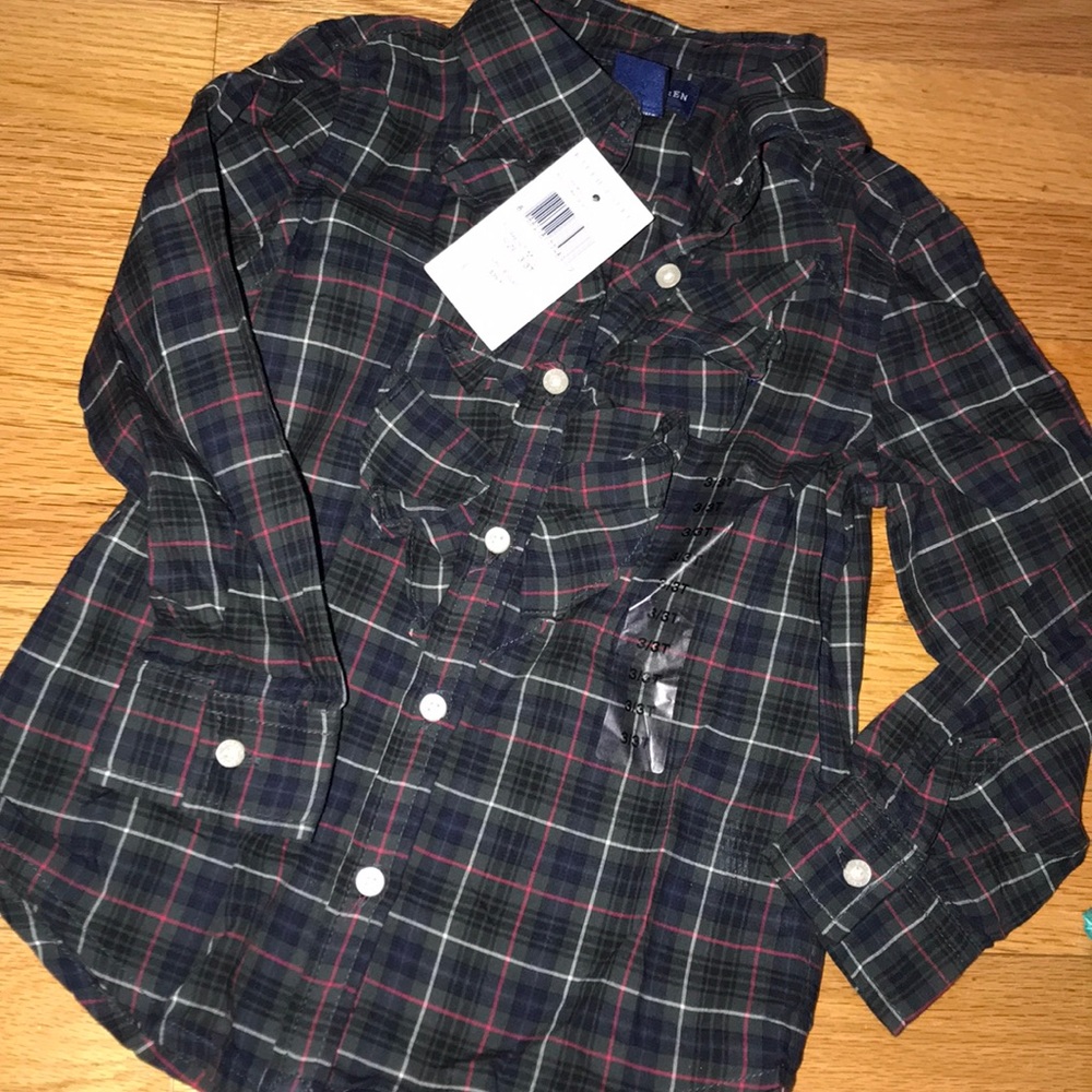 Girls Ralph Lauren plaid shirt 3T NWT